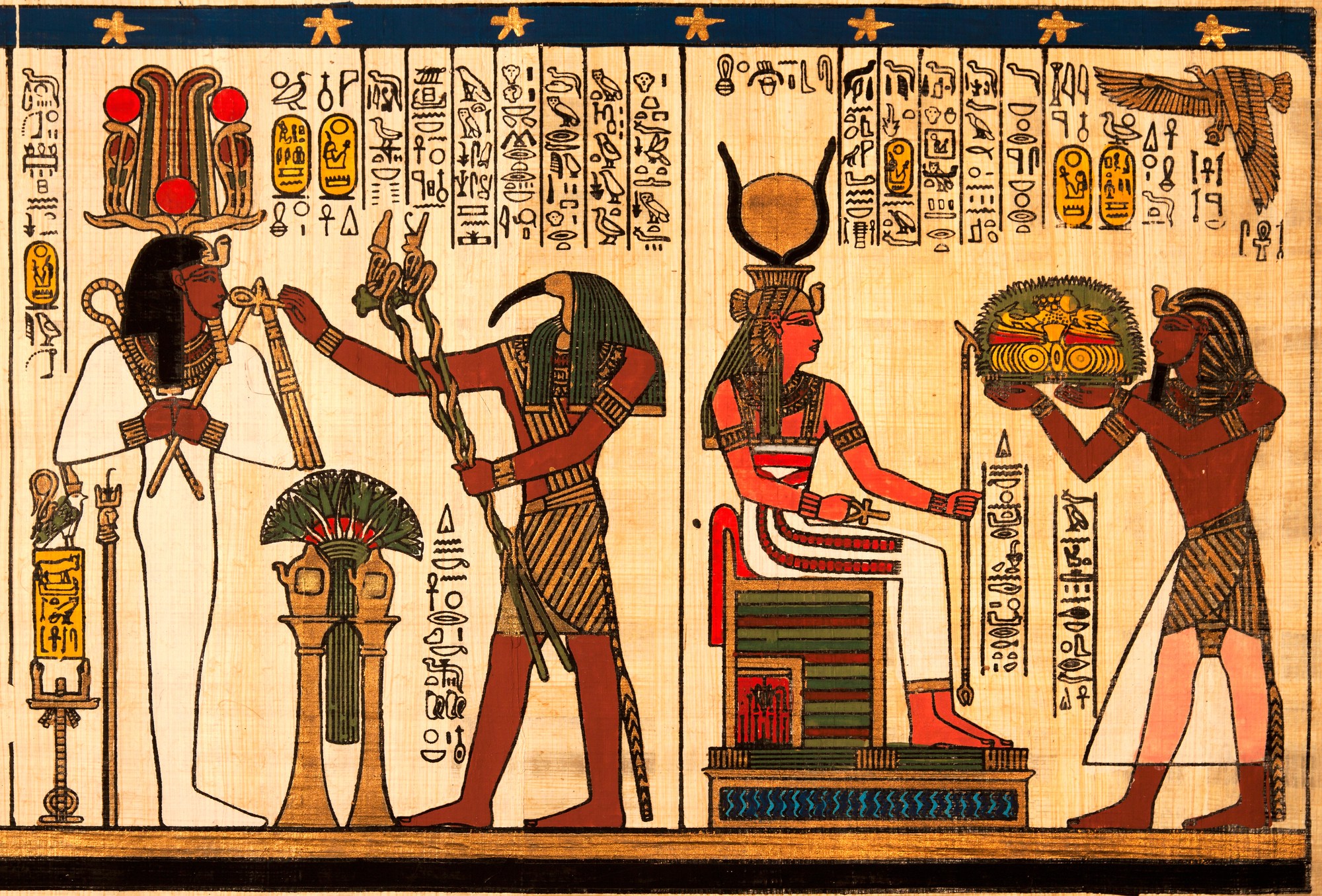 Учет в древнем Египте Папирус